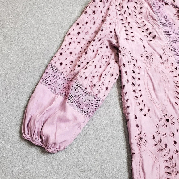 Johnny Was Janine Peasant Top - Picture 4 of 8